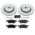 thumbnail image 3 of PowerStop Front Z23 Evolution Sport Carbon-Fiber Ceramic Brake Pad and Drilled & Slotted Rotor Kit Fits: DODGE JEEP Select Models K7133, 3 of 10
