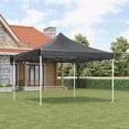 thumbnail image 6 of Acekid Black 10x10 FT Patio Pop Up Canopy Tent, Commercial Instant Canopy with Roller Bag & Waterproof Fabric for Camping, 6 of 6