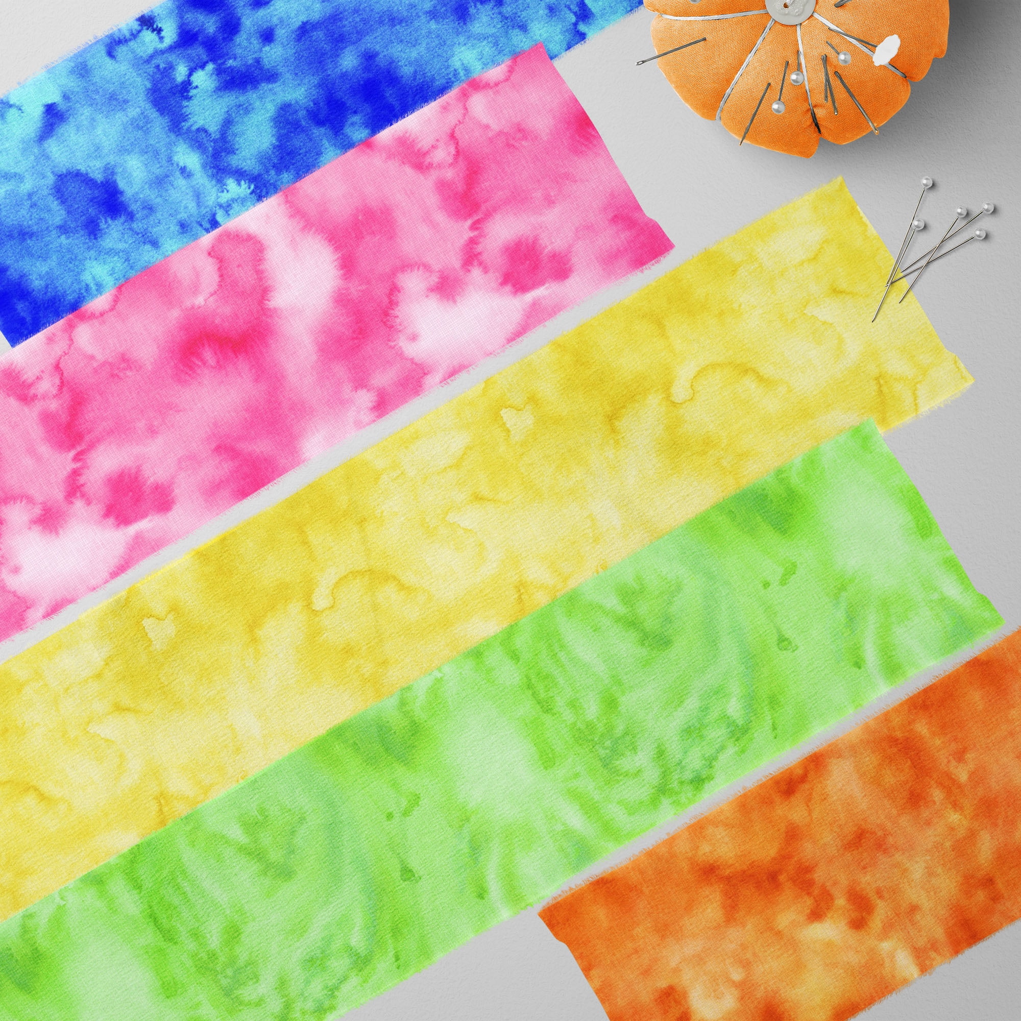 Create It 2.5"X42" 100% Cotton Texture Precut Sewing & Craft Fabric Strips, Multicolor 60 Pieces