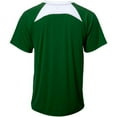 thumbnail image 2 of Clean-Up 2-Button Baseball Jersey, Adult Medium, Forest Green with White Highlights, 2 of 2