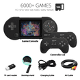 thumbnail image 1 of Consola de juegos portátil DATA FROG SF2000, consolas de juegos Retro IPS de 3 pulgadas con 6000 juegos integrados, videojuegos Retro para niños, 1 of 5