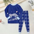 thumbnail image 2 of Kaprioy Boys Pajamas Boys Pajamas Dinosaur Kids Pjs Sets Cotton Toddler Long Sleeves Sleepwear, 2 of 9