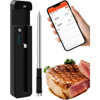 Smart Wireless Meat Thermometer with Bluetooth, delpattern Food