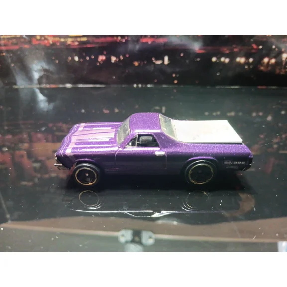 Hot Wheels 1968 ElCamino 1:64 Die Cast Purple Metallic Malaysia