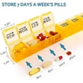 thumbnail image 1 of Xl Large Monthly Pill Organizer 4 Weeks, 28 Day Pill Box Organizer Weekly, Big, 1 of 4