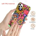 thumbnail image 2 of 70s Retro SunFlower Case for iPhone 13 Pro Max,Aesthetic Art Design TPU Bumper Cover Case, 2 of 6