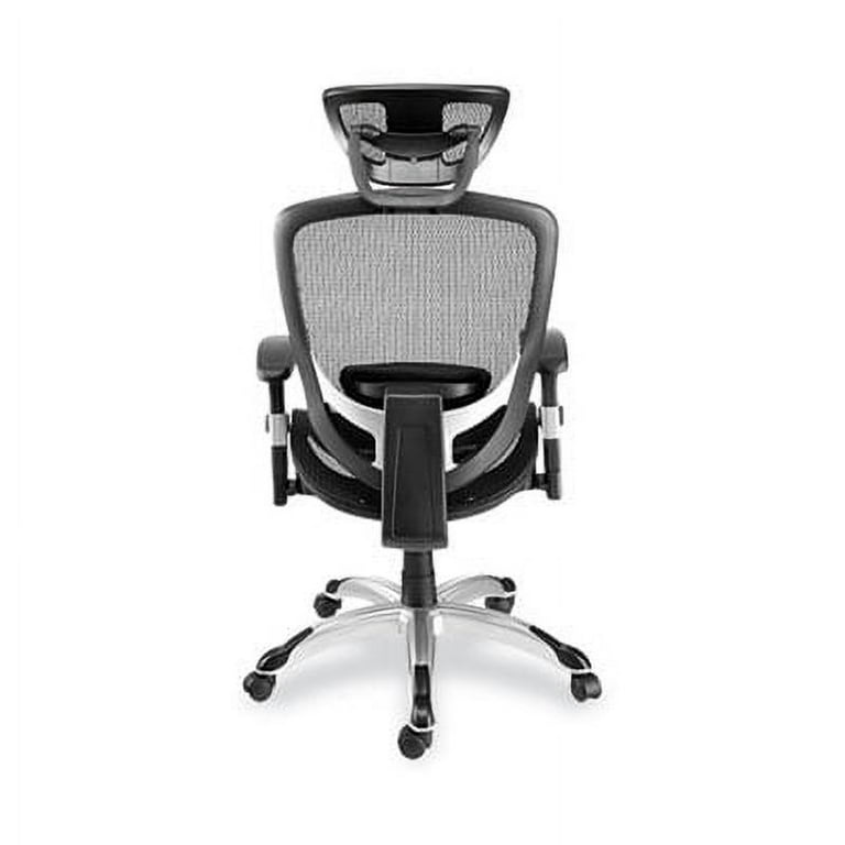 Union & Scale UOS59460VCC Flexfit Hyken Mesh Task Chair Black & Silver