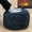 Dark Blue, variant on Unstuffed Pouf Ottoman Cover Handmade Footstool Ottoman Storage Solution Floor Pouf Footrest Cushion 20 Diameterx12Height Inches for Living Room Wedding Bedroom Gray No Filler