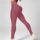 thumbnail image 3 of Gibobby Pantalones de Casuales Pantalones de color de nieve sin costuras para mujer Pantalones de yoga sin costuras Jacquard Pantalones recortados de fitness Yoga(Rosa， XS), 3 of 4
