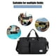 thumbnail image 1 of Mochila Hombro Tote Duffel Bolsos Mujeres Viajes Deportes Fin de semana Gimnasio Bolsas (Negro) Likrtyny Para Estrenar, 1 of 4