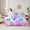 Blue Purple Pink, variant on Manfei Kids Children Flying Butterflies Bedding Comforter Set 7-Piece,Dreamy Princess King Bedding Sets,Chic Floral Flowers Ultra Soft Bed Sheets,Ultra Soft Home Decor,Reversible