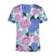 thumbnail image 5 of Blusa estampada de verano para mujer, camisetas casuales de manga corta con cuello en V, camisetas Pompotops  hkajfhjk472435, 5 of 5