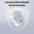 thumbnail image 5 of USB C Wall Fast Charger Block,3-Port Dual PD Power Adapter+ QC Multiport USB Wall Plug Double Type C Charging Block, 5 of 6