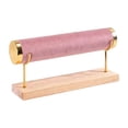 thumbnail image 1 of Expositor de pulseras, soporte de mesa, decoración que ahorra espacio, lazos para el pelo sencillos, reloj rosa claro, 1 of 9