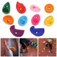 thumbnail image 4 of 10 UDS. Grandes Soportes multicólores para escalada en roca, empuñaduras de pared para exteriores, plástico pe seguro, Larga vida Útil, Diseño de Mecánica Humana, 4 of 7