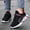 Black, variant on Children's Fashion Mesh Lace Up Sneakers Color Matching Casual Comfortable Running Shoes Girls Gym Shoes Size 11,Purple