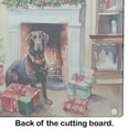 thumbnail image 5 of Labrador Retriever Cozy Christmas Glass Cutting Board Large 12 in x 15 in, 5 of 5