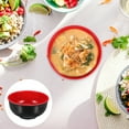 thumbnail image 5 of WEUVEB Unbreakable Japanese Soup Bowl Large Plastic Design for Ramen and Asian Noodle Dishes, 5 of 8