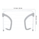 thumbnail image 4 of Tendedero de ropa portátil Tendedero colgante plegable retráctil para barandas de balcón Alféizar de ventana Toallero plegable Perchero Tendedero Lundry para interior y ANGGREK Otros, 4 of 8