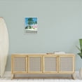 thumbnail image 5 of Stupell Industries Tropical Palm Trees Summer Vacation Resort Houses Graphic Art White Framed Art Print Wall Art, Design by Amelia Noyes, 5 of 5