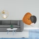 thumbnail image 2 of Estatua de bola de cristal,Estatuas de bolas de cristal para decoración del hogar,escritorio interior,Escultura de bola de cristal Figura de hierro Decoración,Reloj de pared,Reloj de pared, 2 of 8