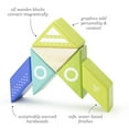 thumbnail image 1 of 6 Piece Tegu Travel Pal Magnetic Wooden Block Set, Spaceship, 1 of 1