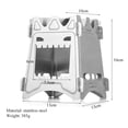 thumbnail image 4 of Techinal Assembled Oven Camping Barbecue Stoves Square Portable Mini Stove Hot Plate, 4 of 12