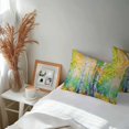 thumbnail image 5 of Outdoor Waterproof Pillow Covers Pack of 2, Modern Summer Plant Country Oil Painting Birch Decorative Throw Pillowcases Cushion Covers for Garden Patio Tent Sofa Couch, 20x12 inch, 5 of 8