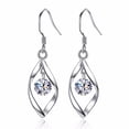 thumbnail image 2 of PPgejGEK Fashion Women's Earrings Zircon Earrings Rotating Tassel Drop Earrings Fashion Jewelry Valentines Day Gifts, 2 of 6