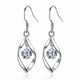 thumbnail image 2 of Pendientes para mujer, regalos para mujer, pendientes de moda para mujer, pendientes de circonita, pendientes de borlas giratorias, joyería de moda, pendientes para mujer, 2 of 5