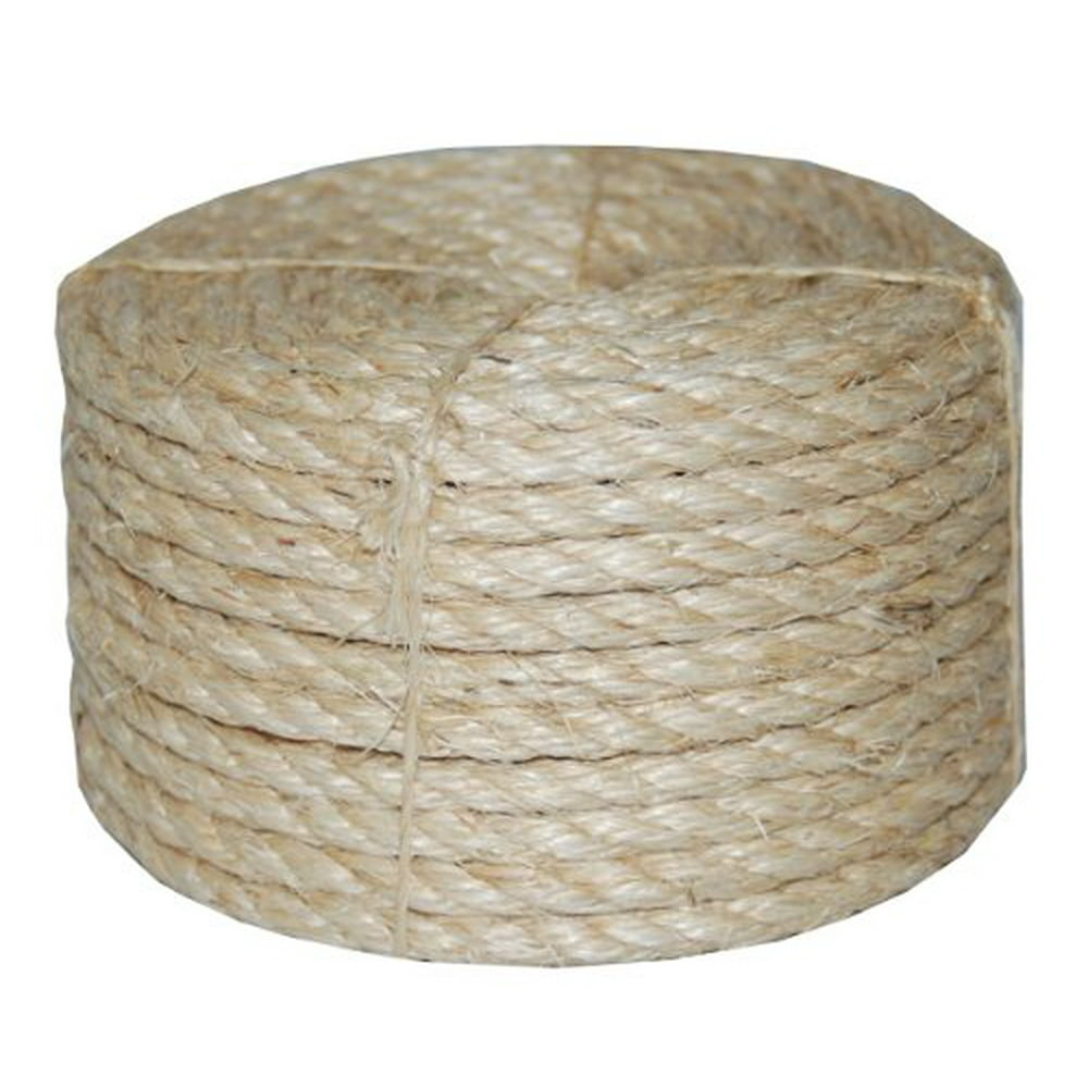 T.W . Evans Cordage 23210 1/4Inch by 100Feet Twisted Sisal Rope