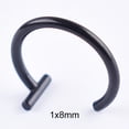 thumbnail image 4 of Lip Ring No Piercing Stainless Steel Decorative Fake Nose Ring Faux Lip Hoop, 4 of 10