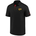 thumbnail image 2 of Men's Fanatics Black Chicago Blackhawks Authentic Pro Locker Room Polo, 2 of 3