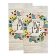 Easter Kitchen Towels Set Cotton Easter Dish Towels Easter Hand Towels 15 x 26 2 Pack
