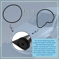 thumbnail image 3 of Power Brake Booster Vacuum Pump O-Ring Seal Kit for Saab 9-3 2-Door 04-11, 3 of 10