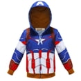 thumbnail image 3 of Sudaderas con capucha de Superhéroes para niños, sudadera de Iron Man de Navidad, ropa deportiva para niños, chándales de Capitán América para Halloween, 3 of 4