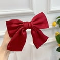 thumbnail image 5 of Grand Nœud pour Cheveux, 2 Pcs Pinces à Cheveux Nœud pour Femmes Filles Nœud Rouge pour Cheveux Barettes Nœud en Satin Accessoires pour Cheveux pour Femmes par, 5 of 5