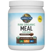 Garden of Life Raw Organic Meal Powder, Chocolate Cacao, 20g Protein, 1.1lb, 17.9oz