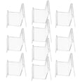 thumbnail image 2 of Milisten 10pcs Desktop Multipurpose Wallet Display Stand Transparent Shop Wallet Display Racks, 2 of 6