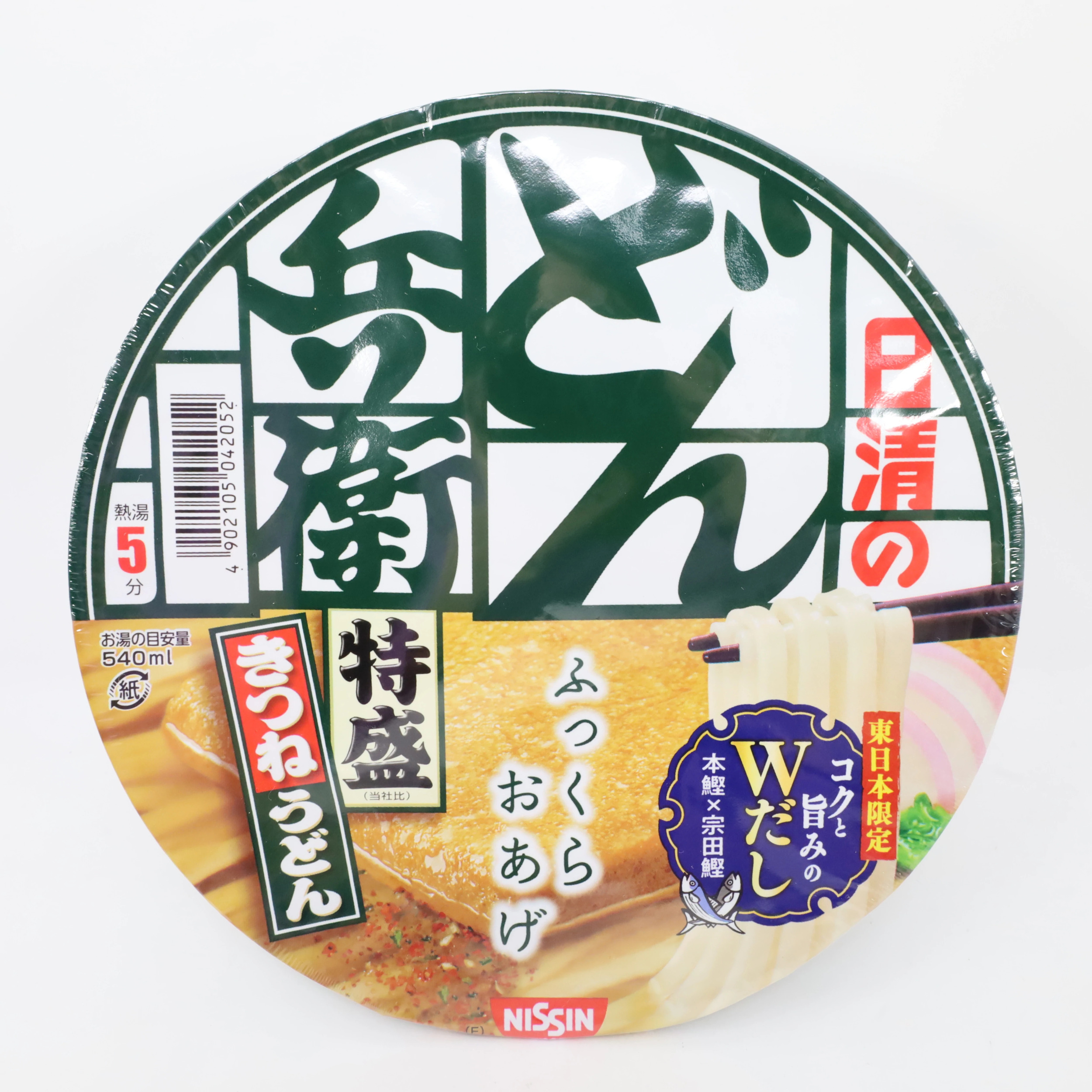 NISSHIN Donbei Kitsune Udon Big 4.62oz/131g