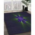 thumbnail image 2 of Ahgly Company Indoor Round Patterned Blue Novelty Area Rugs, 4' Round, 2 of 6