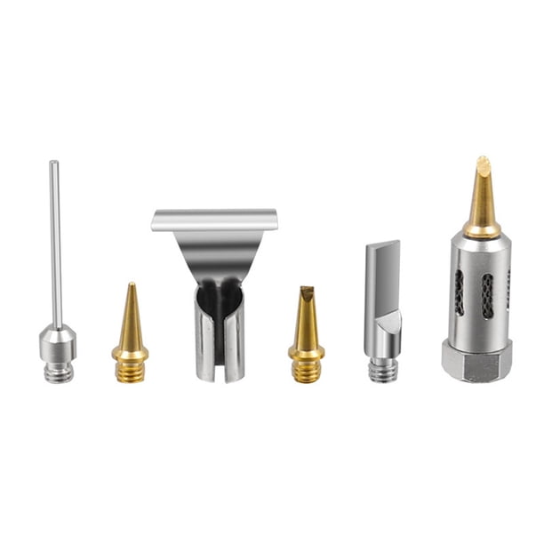 Accesorios Herramientas Soldadura Bsvklp para El Soldador Gas Portátil Juego 6 Piezas