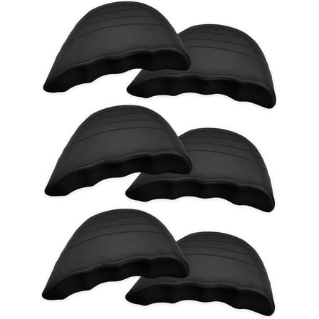 Shoe Filler Insert, Shoe Filler for Shoes Too Big, Toe Cushion Fillers Make Shoes Fit, Shoe Filler for Loose Shoe, Prevent Heel Sliping, One Size Fits Shoe Inserts for Women and Men (Blcak, 3 Pairs)