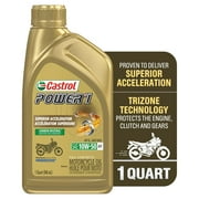 Castrol Power1 4T 10W-50 Full Synthetic Motorcycle Oil, 1 Quart