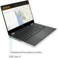 thumbnail image 3 of 2020 Premium HP Pavilion X360 2 in 1 Laptop Computer 14"&nbsp;HD Touchscreen WLED 10th Gen Intel Core i3-1005G1 16GB DDR4 1TB PCIe SSD B&O WiFi HD&nbsp;Webcam USB-C HDMI Win 10, 3 of 9
