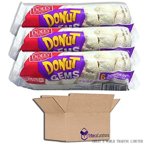  Dolly Madison Powdered Donut Gems Mini Donuts Bulk Value