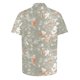 thumbnail image 3 of Blusa y camisa de manga corta con cuello vuelto para hombre, camisa informal de moda con estampado de hojas y solapa de manga corta, blusa para hombre, 3 of 4