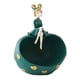 thumbnail image 2 of Caja de Almacenamiento de Entrada de Soporte de Gabinete de Esculturas de Estatuilla de Estatuas de Resina para Niña , Verde Macarena estatuas de escritorio, 2 of 8