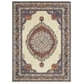 thumbnail image 2 of Allstar 5x7 Traditional Accent Rug in Ivory with Navy Blue Persian Nain design (4' 11" x 7' 0"), 2 of 9