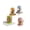 M3156/Summer Treehouse/with dust cover, variant on Mini Four Seasons Tree House Building Blocks Set with Clear Dust Cover, Micro Fairy Tale Tree Hut Brick Model, Tiny Seasonal Scene DIY Assembly Desk Decor Toy for Teens & Adults Age 12+